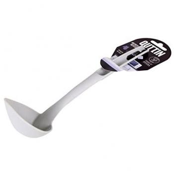 Cucharón de Nylon QUTTIN 30x8,5cm - Cucharón Resistente y Duradero con Mango Ergonómico para Sopas, Guisos y Salsas (Colores Surtidos)