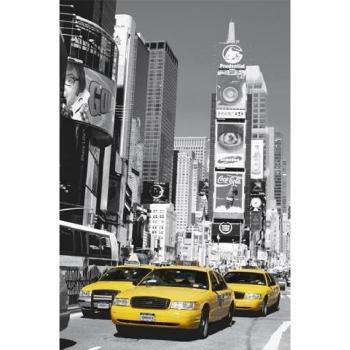 1art1 Nueva York - Times Square, Yellow Cab Póster Fotomural