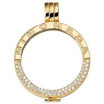 Mi Moneda Colgante Mujer chapado en oro - PEN-LU-02-M