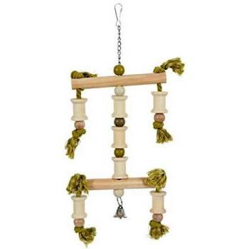 Juguete de Madera Paco para Loro y Periquito