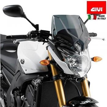 Givi A287G Cristal con Kit de Instalación Ahumado con Abe 280 mm de Alto, 300 mm de Ancho, con Portegecantos