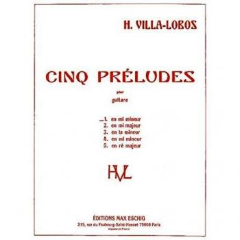Prélude Nº 1 en Mi menor - Heitor Villa-Lobos, Cinq Préludes ESC0031