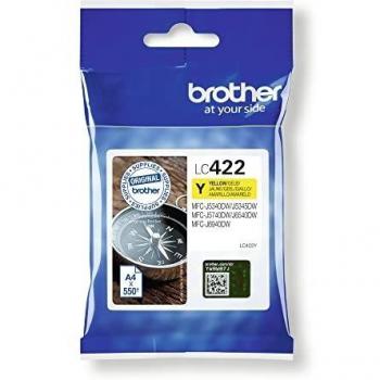 Brother LC422Y Yellow Ink Cartridge