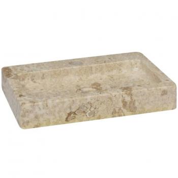 vidaXL Cream Marble Wall-mounted Sink 38x24x6.5 cm