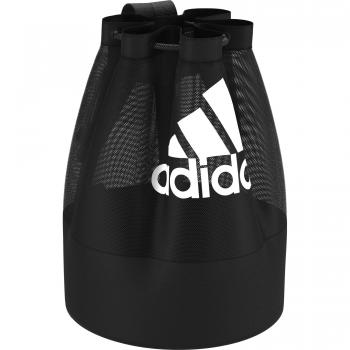 Adidas Alpha FB Sports Bag with Ball Net, Unisex Adult, Black/White, One Size