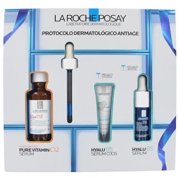 La Roche-Posay Pure Vitamin C12 Anti-Aging Gift Set with Hyalu B5 Eye and Serum 30ml + 5ml + 10ml