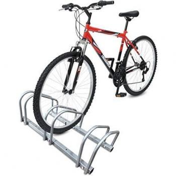 Soporte para Aparcar 3 Bicicletas VOUNOT - Aparcamiento Estacionamiento para Bicis