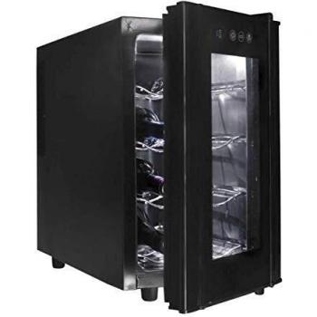 Lacor - 69178 - Armario refrigerador 8 Botellas Black Line 50w 23Litros