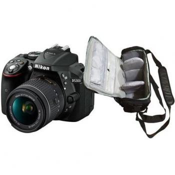Cámara Réflex Digital Nikon D5300 Kit con Lente AF-P 18-55mm f/3.5-5.6G VR y Bolsa incluida