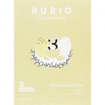OPERACIONS 3 VALENCIÀ: MULTIPLICAR PER UNA XIFRA - Rubio Pv3