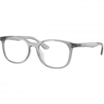 Ray-Ban RX7093D Asian Fit 8012 Unisex Eyeglasses - Squadrata Grigio, Size 54, Blue Light Block Available