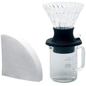 Hario Immersion Dripper Switch Set - V60-02 Drip Coffee Maker with Server and Filters