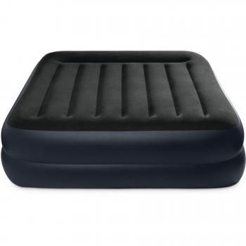 Colchón Hinchable Dura-Beam Pillow Rest Raised 2 Plazas con Bomba Eléctrica - Intex 152x203x42 cm