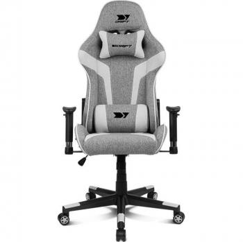 Drift DR90 Silla Gaming de Tela Gris/Blanca