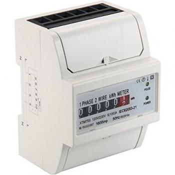 XCSOURCE Kilovatio-Hora Metros Monofásico Metros Energía 100A DE DIN-Rail Power Meter BI104