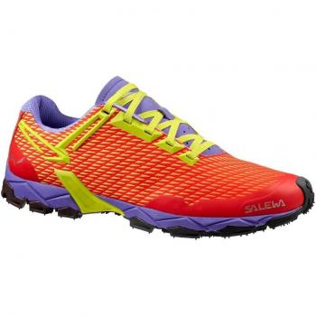 Salewa WS Lite Train Zapatillas de deporte exterior, Mujer, Rosa / Amarillo  , 42 1/2