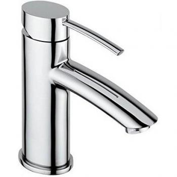 Mezclador de lavabo Paffoni Berry 075CR de latón cromado con desagüe automático