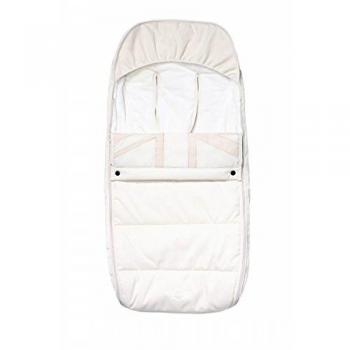 easywalker Mini Stroller Footmuff - Saco de invierno para silla de paseo, diseño Pepper White Jack