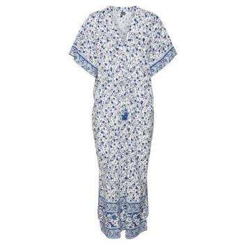 Vero Moda Vestido Largo De Manga Corta Milan - Vestido largo, manga corta, diseño elegante, tejido ligero, ajuste cómodo, ideal para ocasiones informales y eventos de verano