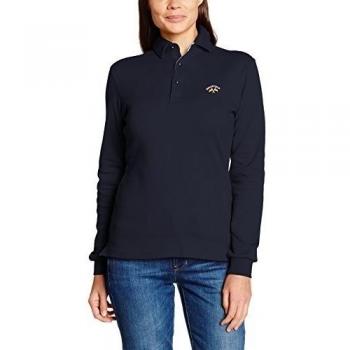 SPAGNOLO Punto Doble 2333, Polo para Mujer, Azul Marino, S