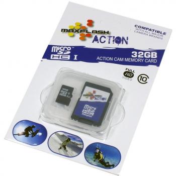 Tarjeta de memoria microSD 32GB para Casio Exilim EX-ZS200, clase 10, soporte HD;