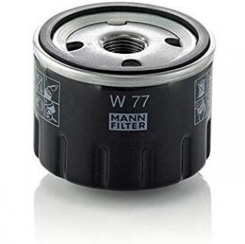 Original MANN-FILTER Filtro de aceite W 77 – Para automóviles y vehículos de utilidad