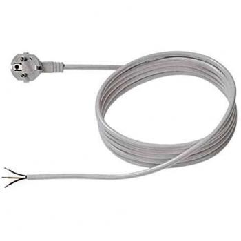 Cabo de Alimentación Bachmann 301.274 Blanco 2.00 m con Conector de Protección