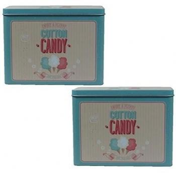 Viva Haushaltswaren - Juego de 2 tarros/galletas/ftalatos latas 19 x 8 x 14 cm retro