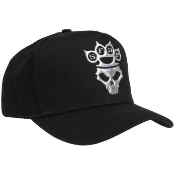 Five Finger Death Punch Sonic Silver Logo Strapback Cap