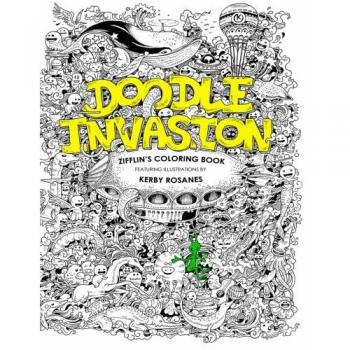 Doodle Invasion: Zifflin's Coloring Book: Volume 1