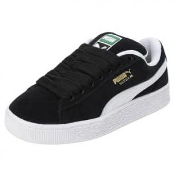 Puma Suede Unisex Sneakers - Black - Size 38 - Suede Leather