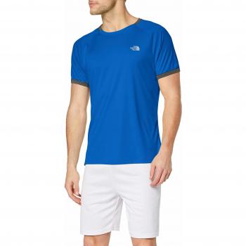 The North Face Ambition S/S Camiseta de Manga Corta para Hombre, Bomber Blue, XL