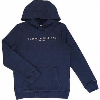 Felpa con Capucha Tommy Hilfiger Essential para Niños, Azul Oscuro (Twilight Navy), Talla 10 Años