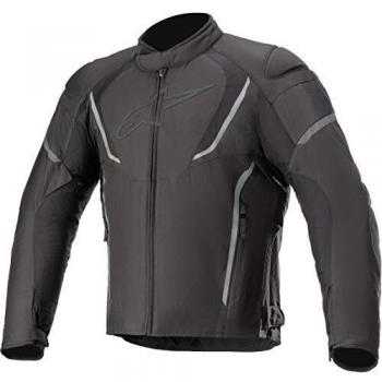 Alpinestars T-Jaws V3 - Chaqueta impermeable para motocicleta, color negro, talla L