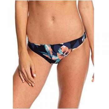 Roxy Printed Beach Classics-Braguita De Bikini De Cobertura Moderada para Mujer Clásico de la Temporada, Negro