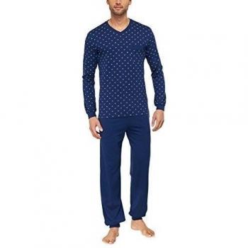 Seidensticker Seidensticker Anzug Lang-Pijama Hombre    azul