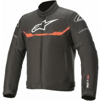 Chaqueta T-SPS Waterproof Moto Impermeable Resistente Protecciones Homologadas Alpinestars 3XL Negra Roja