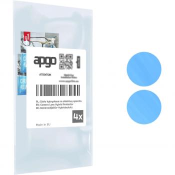 Protector de Lente de Cámara Híbrido 4x para Apple iPhone 12, Vidrio 9H, Protección Total