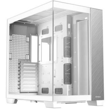 Caja Torre Antec C8 Aluminium Blanca E-ATX, ATX, Micro-ATX, Mini-ITX con Panel Frontal de Aluminio y Ventanas de Vidrio Templado
