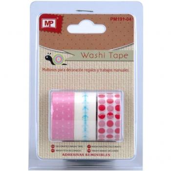 MP PM191-04 - Pack de 3 cintas decorados, tamaño 3 x 3 m