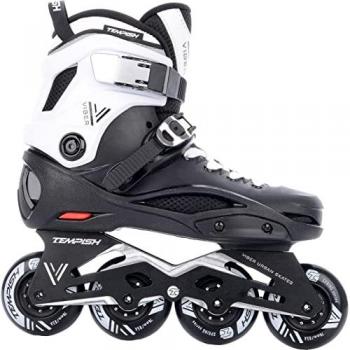 Tempish Patines en Línea Viber 80 BKW 39 con ruedas de 80 mm, chasis de aluminio, sistema de cierre rápido y diseño ergonómico