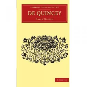 Colección de 39 Volúmenes de De Quincey: Biblioteca Cambridge - Hombres de Letras Ingleses
