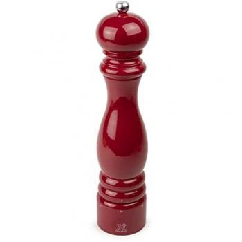 Molinillo de pimienta manual Peugeot Paris u'Select 30 cm, madera laqueada rojo pasión, ajuste de molienda ajustable
