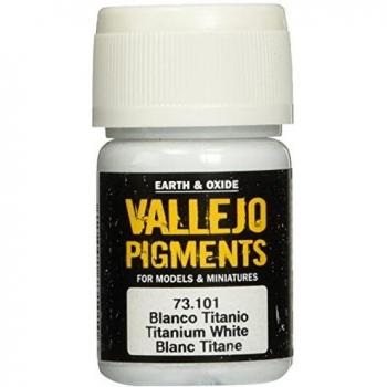 Vallejo 30 ml pigmentos, color blanco de titanio