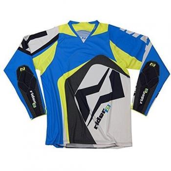Mots MT2107XLA Trial Rider 2 Camiseta, Azul, Talla XL