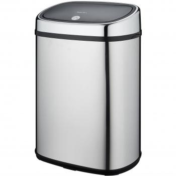 Cubo de Basura de Cocina Push 50 L Acero Inoxidable Semi-Automático Kitchen Move