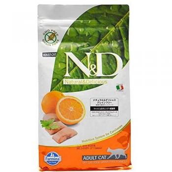 N&d grain free Pez Oceánico y Naranja Alimento Seco Gato 1,5 kg Multicolor Única 1500 Unidades