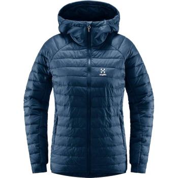 Chaqueta con capucha Haglöfs Spire Mimic Hood para mujer, color azul noche, talla S