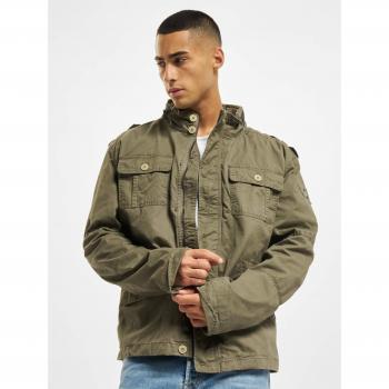 Chaqueta Brandit Britannia Verde para Hombre en Tallas M a XXL - Ideal para Entretiempo
