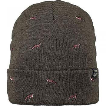 Barts Vinson Olive Green Beanie Hat for Men - One Size